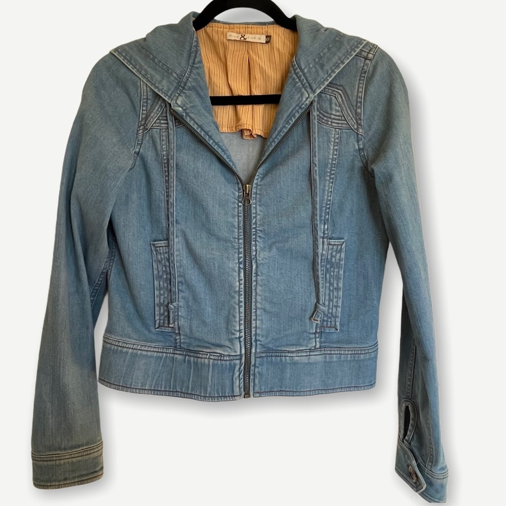 Mike & Chris Denim Jacket Hooded